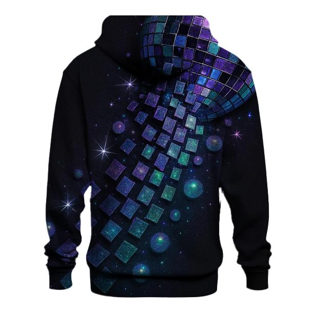 Iridescent Disco Cascade graphic hoodies
