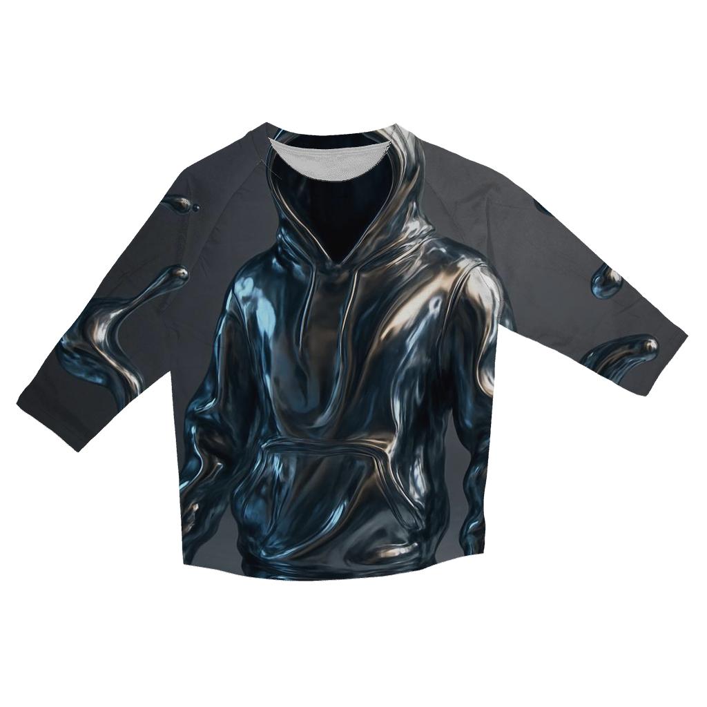 Liquid Mirage Gradient custom 3/4 sleeve shirts