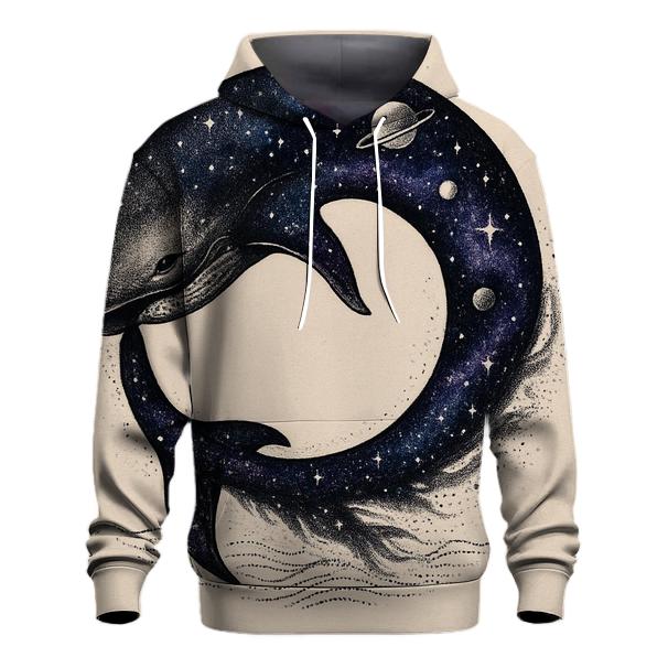 Cosmic Whale Ouroboros hoodie designs