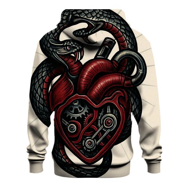 Mechanical Heart Ouroboros premium hoodies