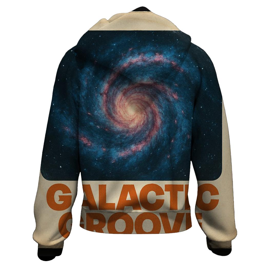 Retro Galaxy Record Store Cover premium hoodies
