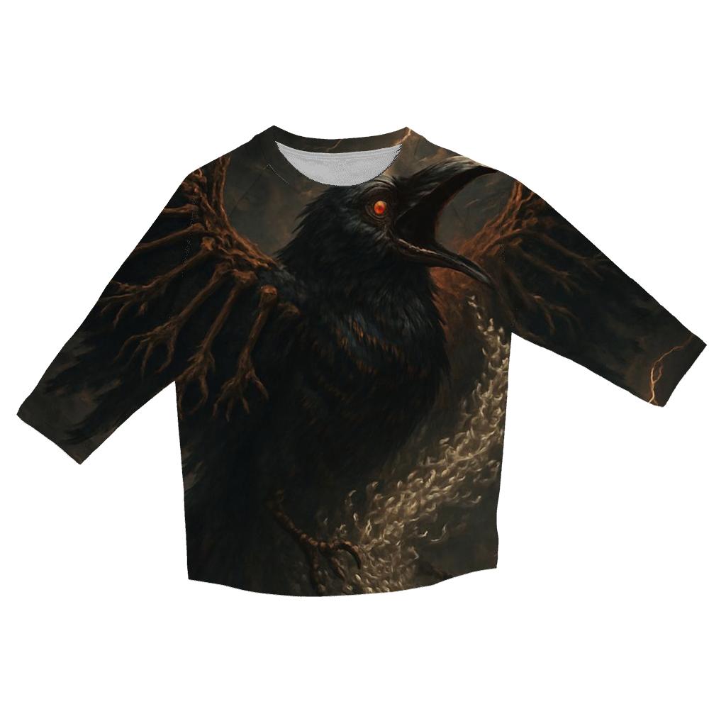 Raven Harvester Of Souls custom 3/4 sleeve shirts