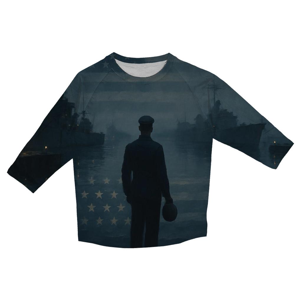 Harbor Of Heroes At Eternal Dusk cotton quarter sleeve shirts