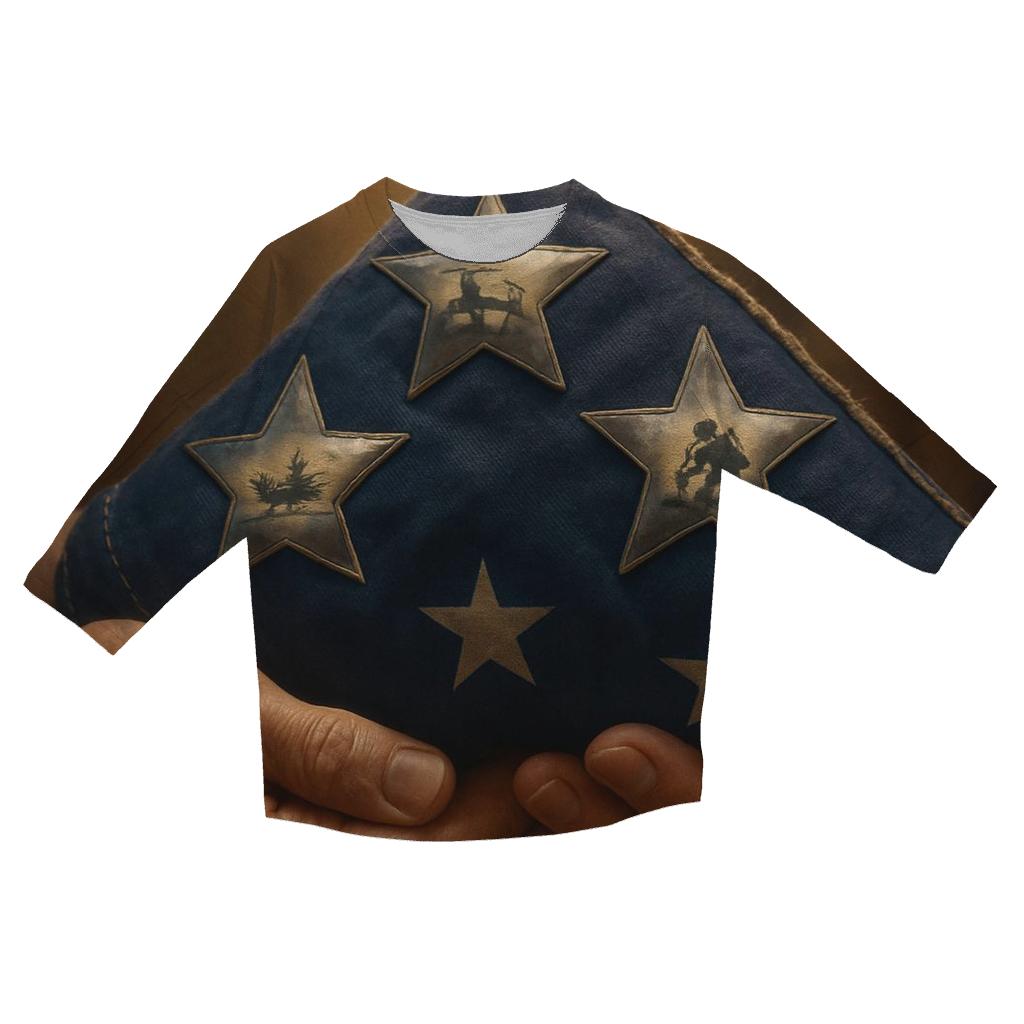 Legacy In The Folded Stars personalized 3/4 sleeve tees
