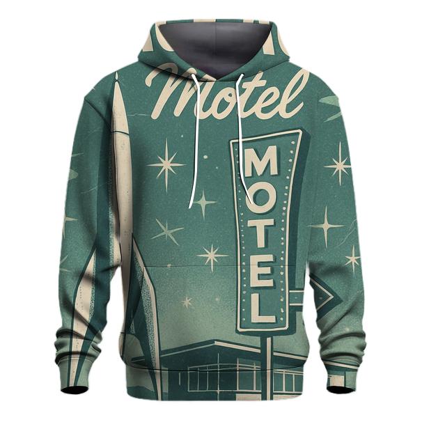 Midcentury Astro Lounge Poster zip-up hoodies