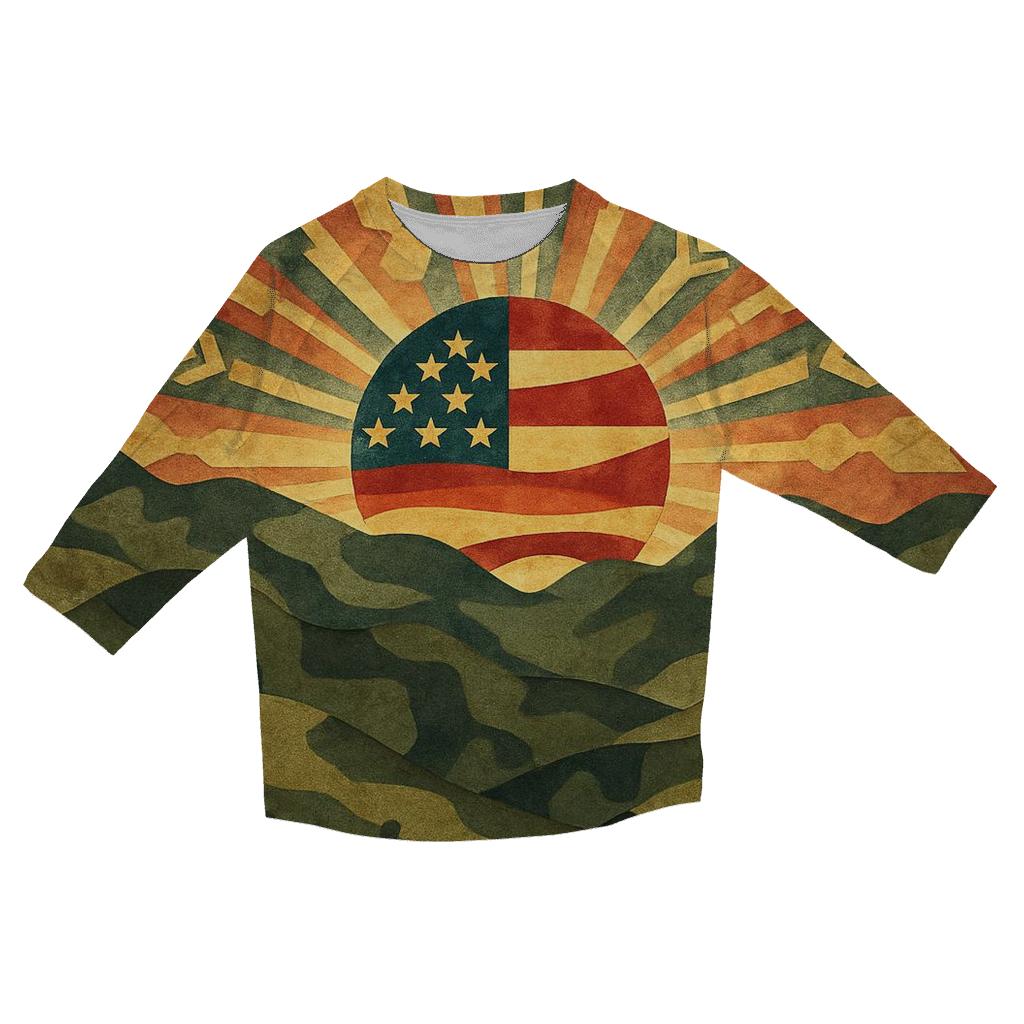 Rising From The Camouflage Horizon cotton quarter sleeve shirts