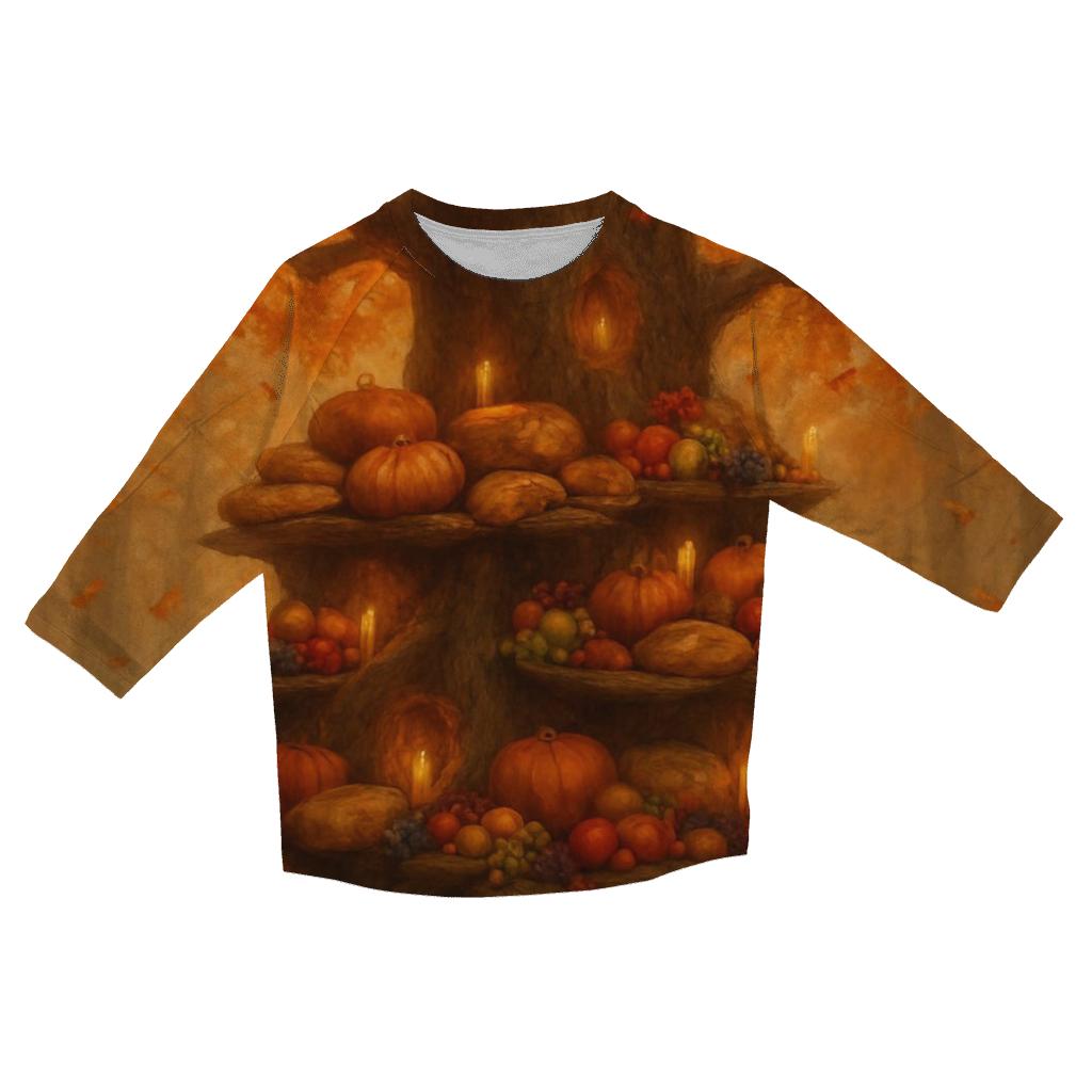 Enchanted Maple Tree Of Plenty designer 3/4 sleeve blouses