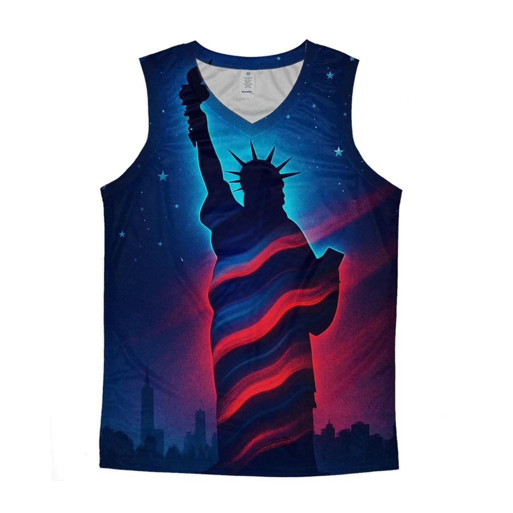 Liberty Aurora Drift designer workout tanks