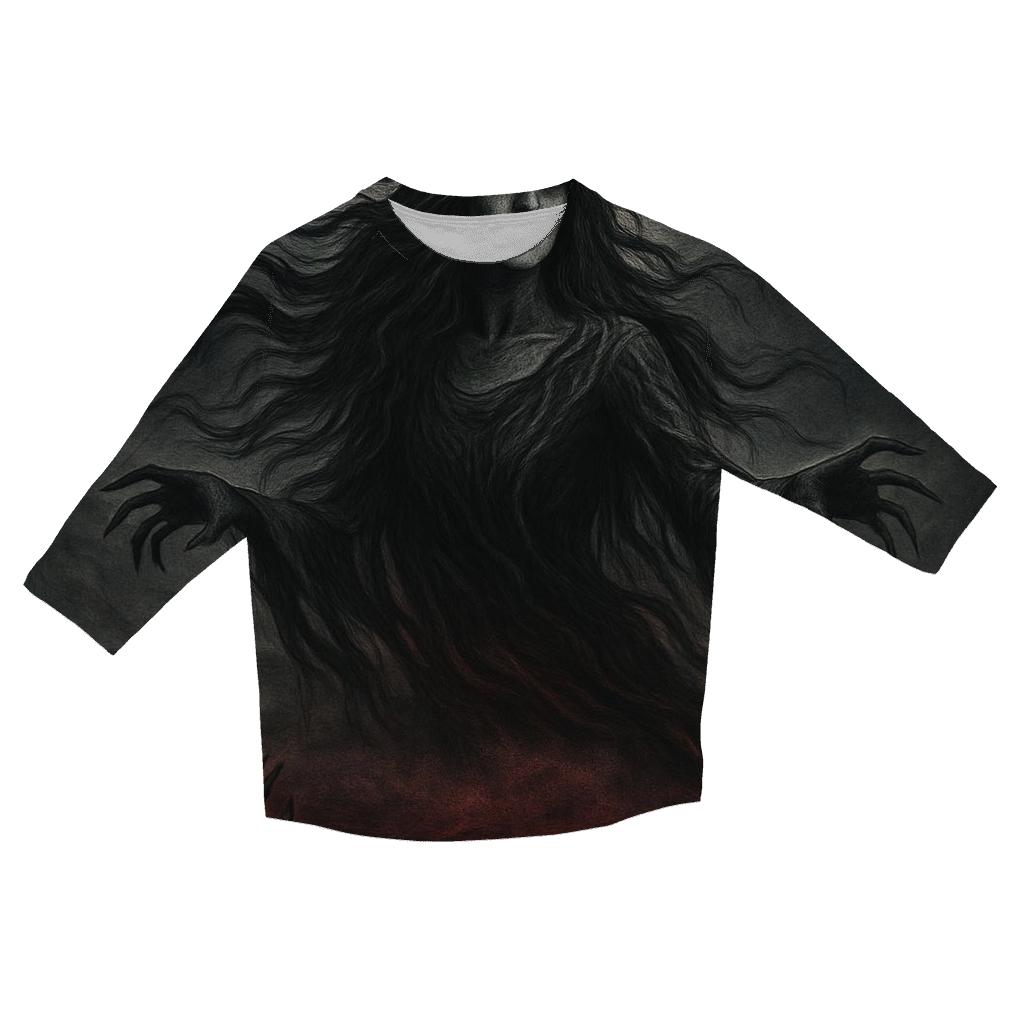 Witch Of The Crimson Tides stylish quarter sleeve tops