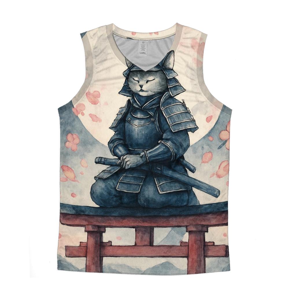 Samurai Moon Petal Guardian custom tank tops