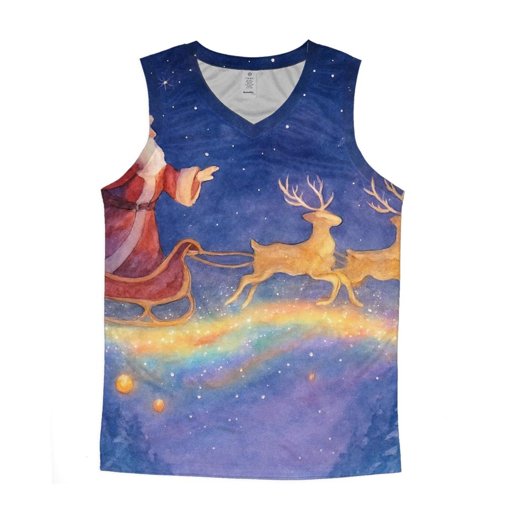 Galactic Sleigh River Crossing custom tank tops