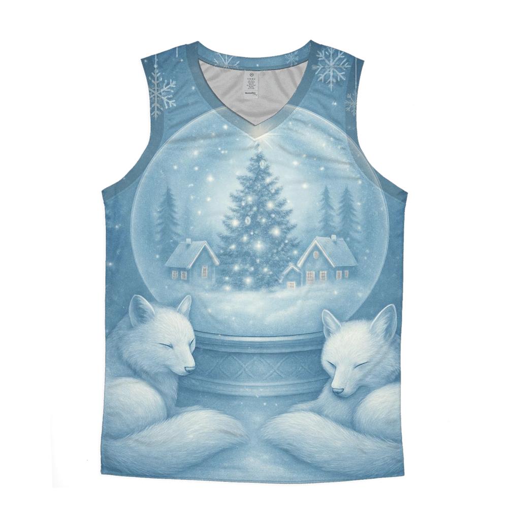 Snow Globe Forest Guardians cotton sleeveless tops