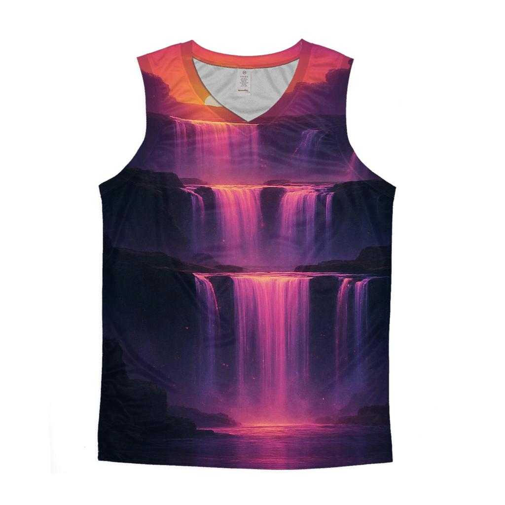 Indigo Cascades At Sunfall Ridge trendy fitted tank tops