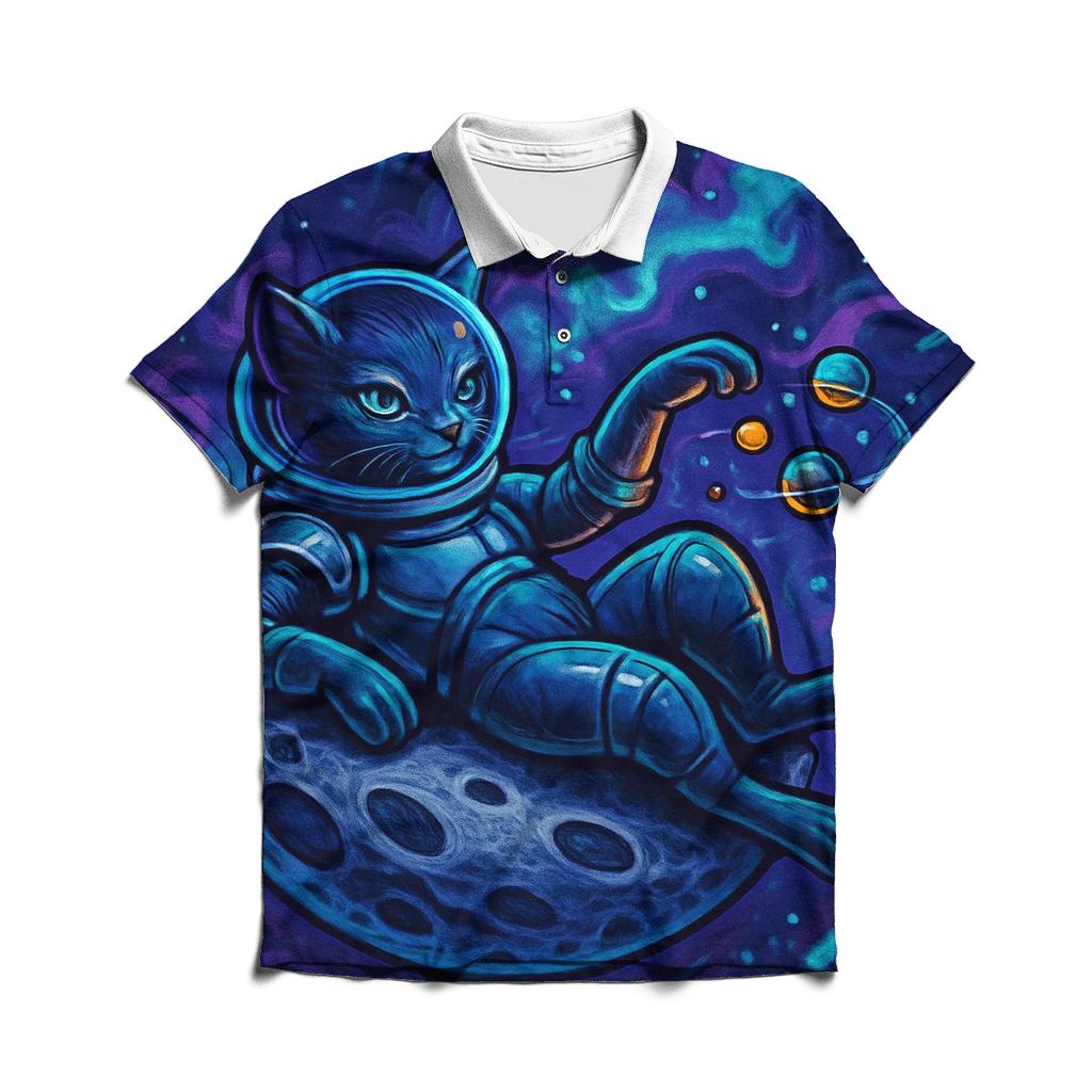 Nebula Nine Lives Voyager premium cotton polo shirts