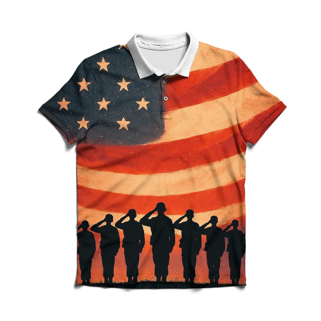 Honor Line At The Edge Of Night embroidered polo tops