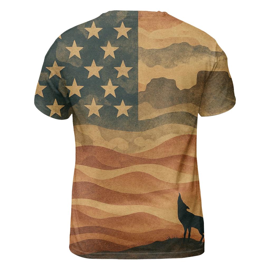 Desert Camo Anthem personalized full print shirts