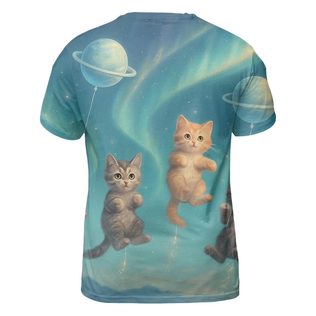 Aurora Balloon Dream Cats custom all-over print shirts