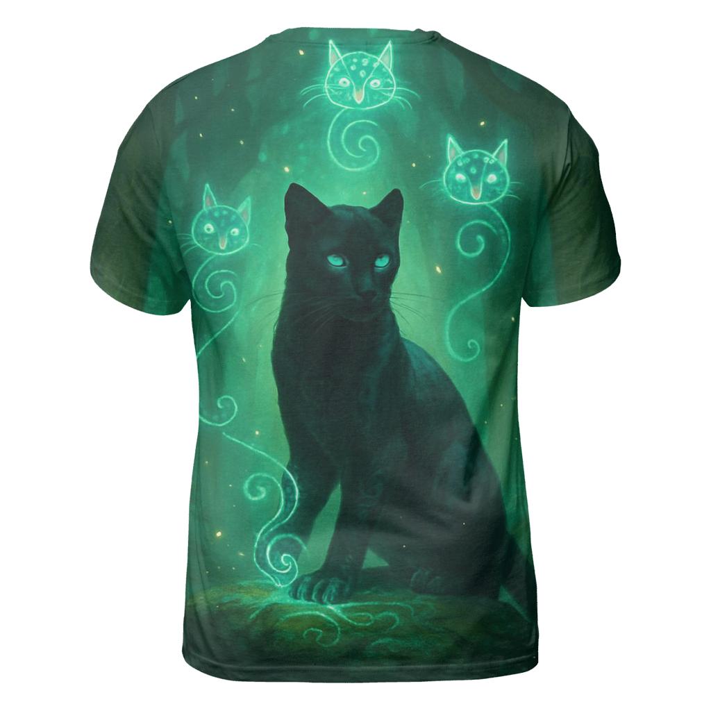 Mystic Rune Forest Panther trendy printed shirt styles