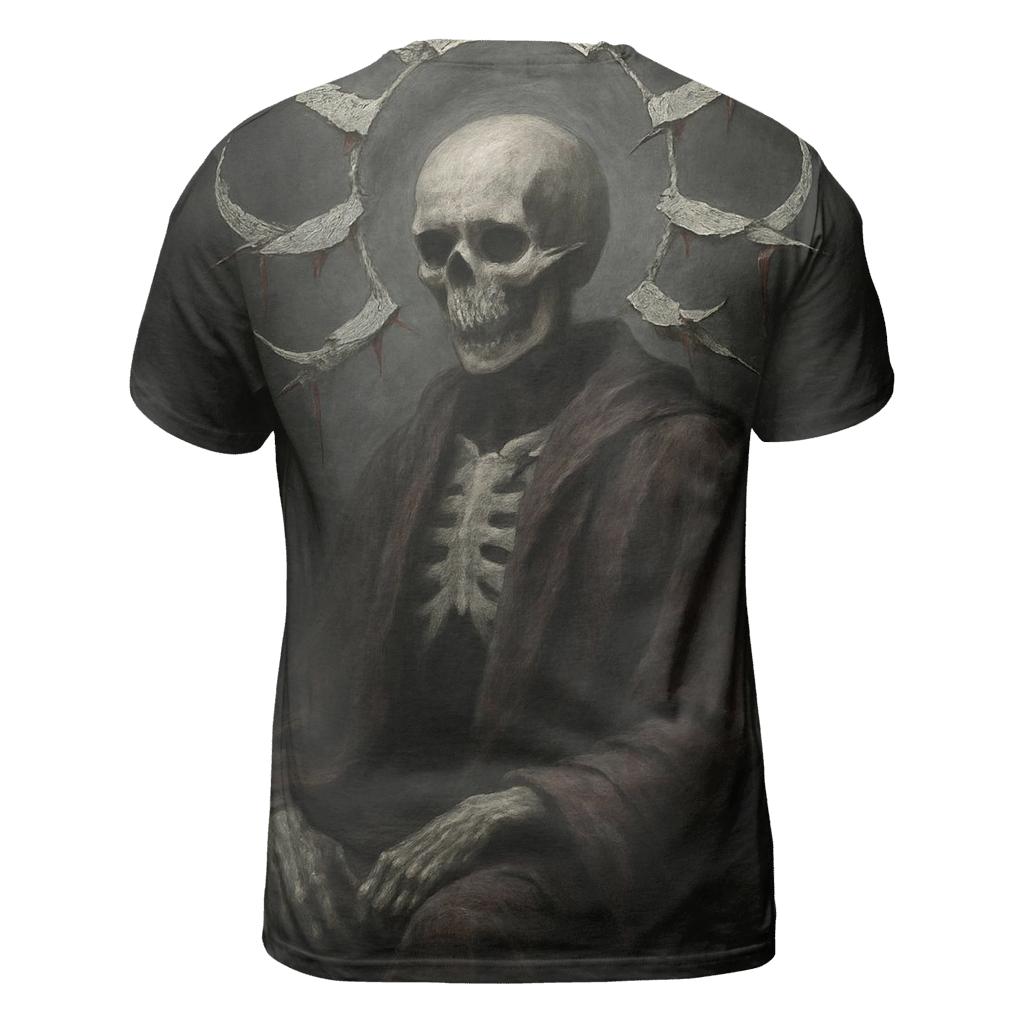 Crowned By Broken Halos artistic all-over print tops