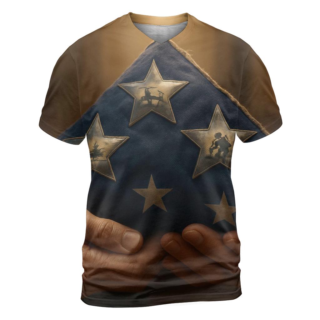 Legacy In The Folded Stars statement graphic shirts
