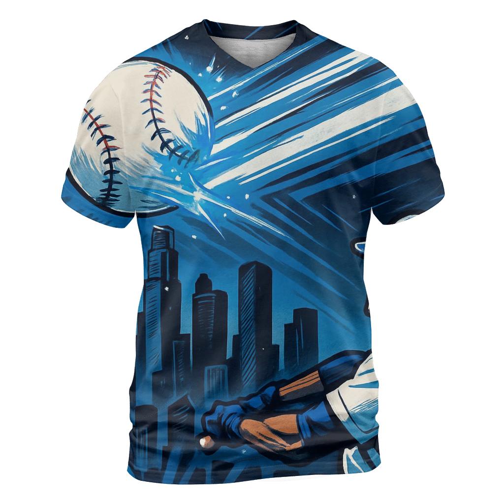 Skyline Soaring Line Drive personalized full print shirts