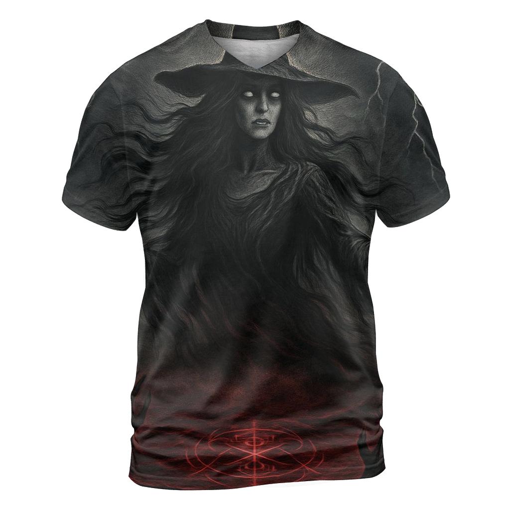 Witch Of The Crimson Tides trendy printed shirt styles