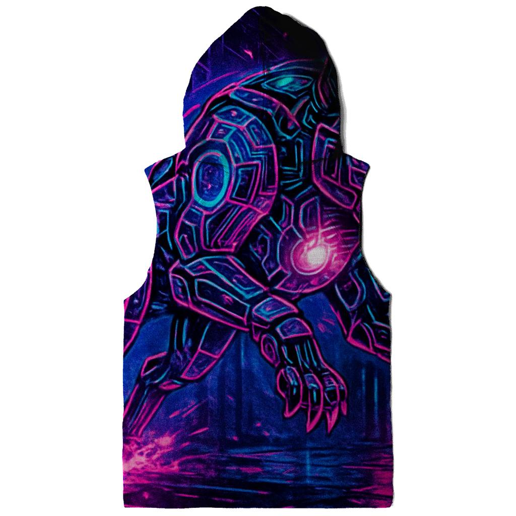 Neon Circuit Alpha embroidered hoodies