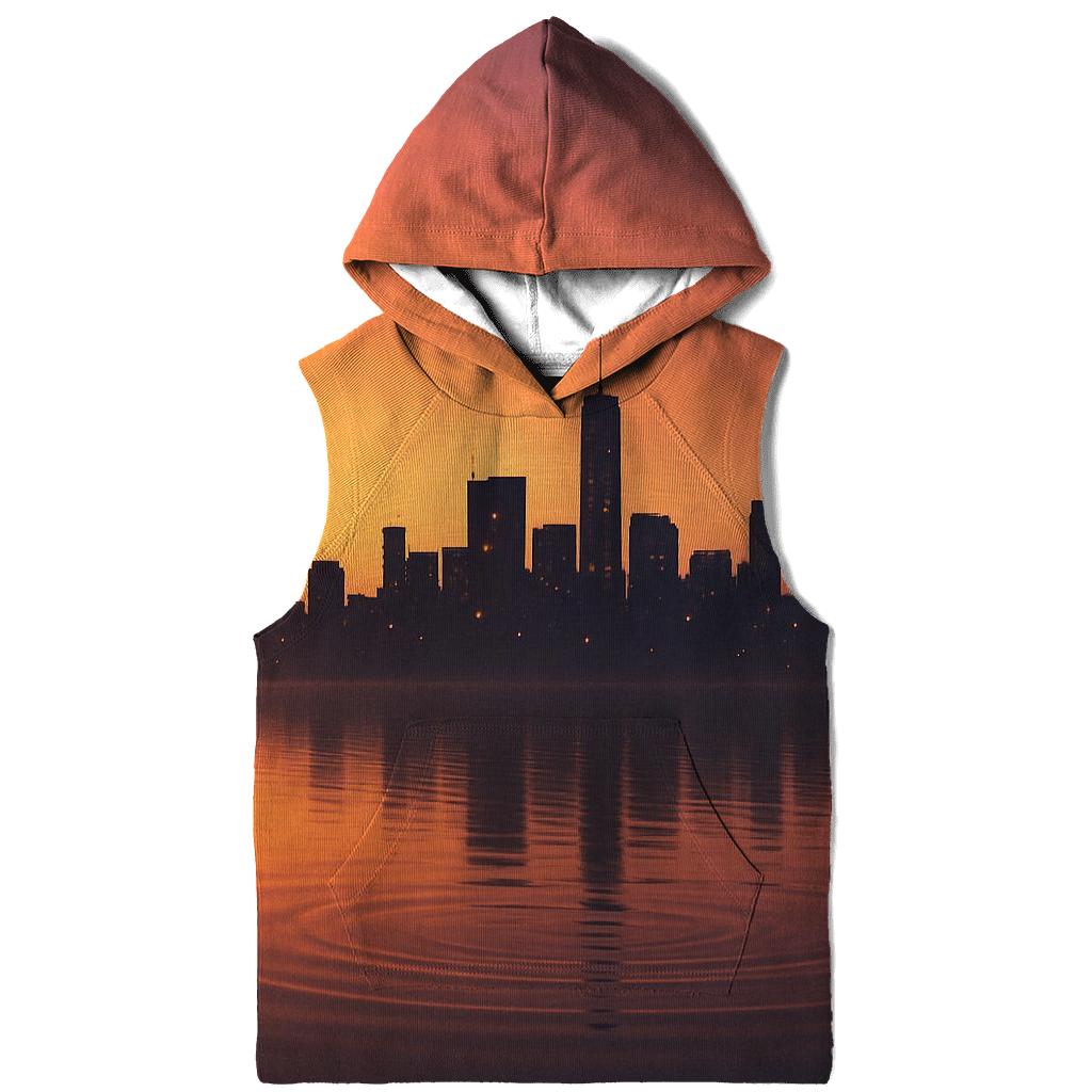 Skyline Reverie At Golden Hour Drift pullover hoodies