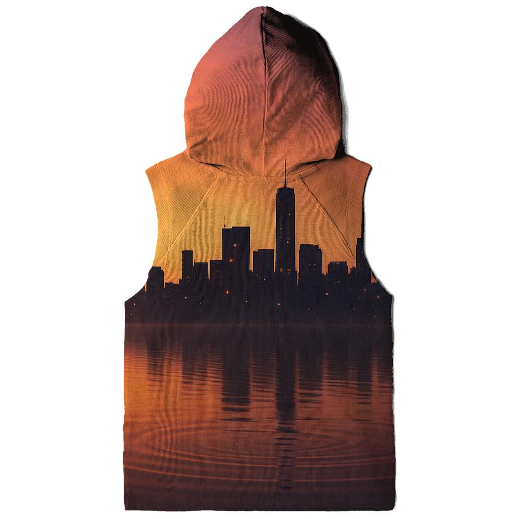 Skyline Reverie At Golden Hour Drift pullover hoodies