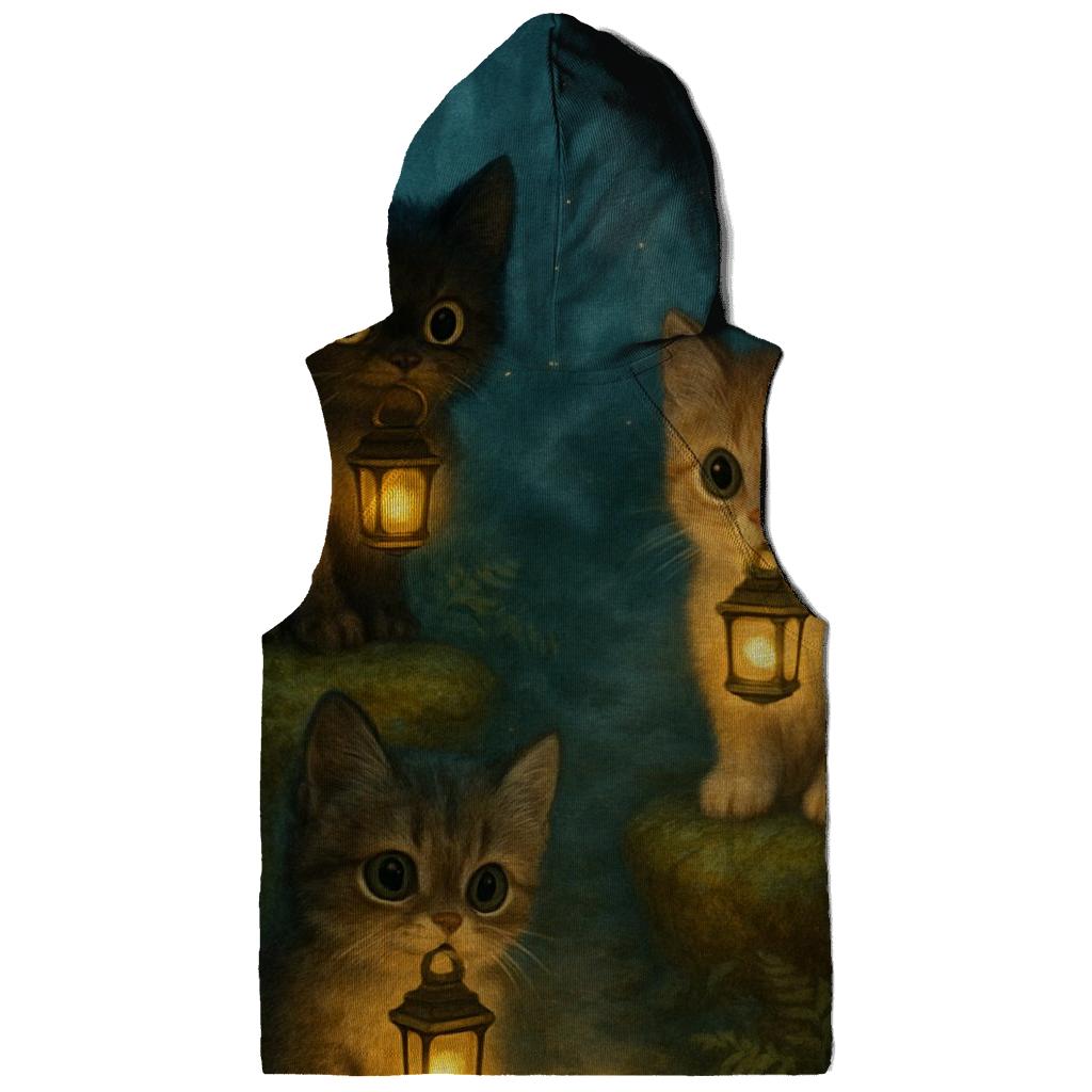 Forest Lantern Guardian Cats hoodies fashion