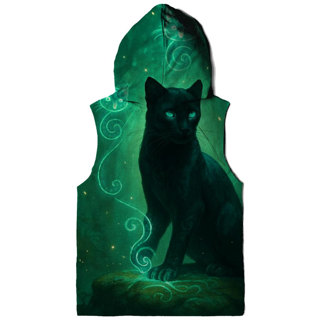 Mystic Rune Forest Panther pullover hoodies