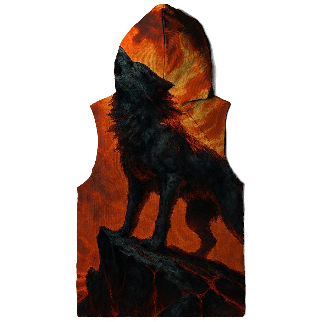 Volcanic Spirit Howl printed hoodies
