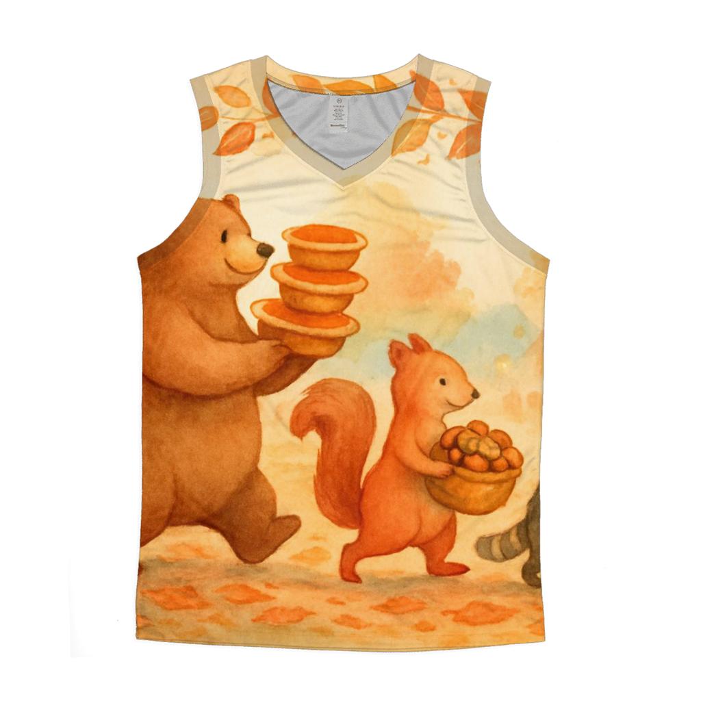 Thankful Harvest Parade Of Critters designer workout tanks