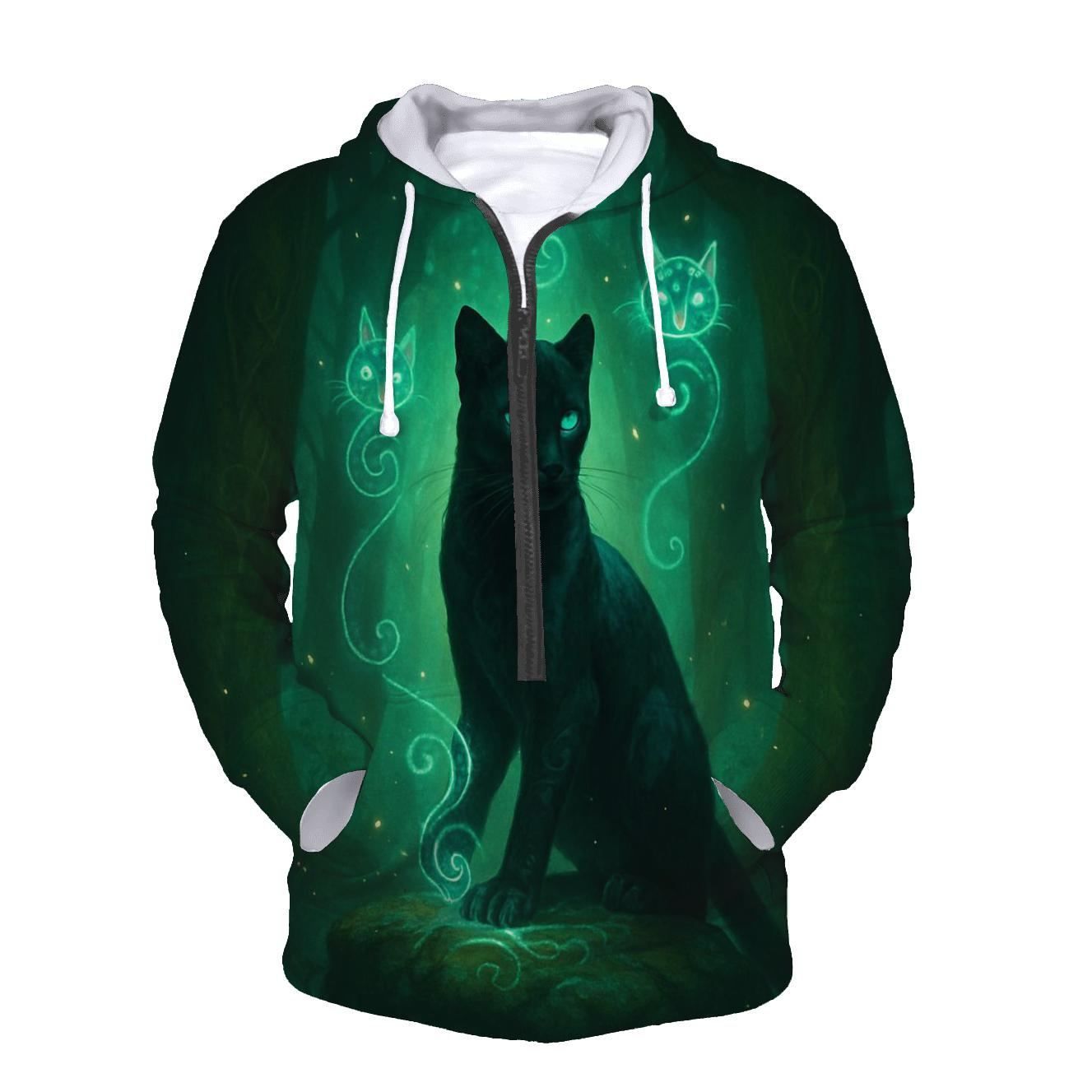 Mystic Rune Forest Panther hoodies fashion