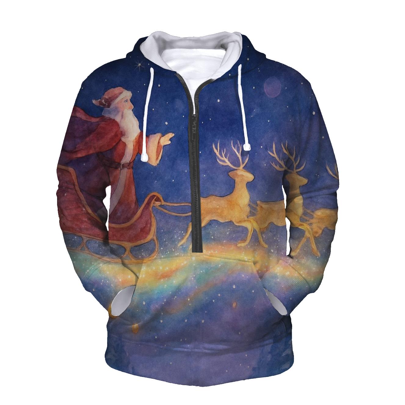 Galactic Sleigh River Crossing hoodie trends