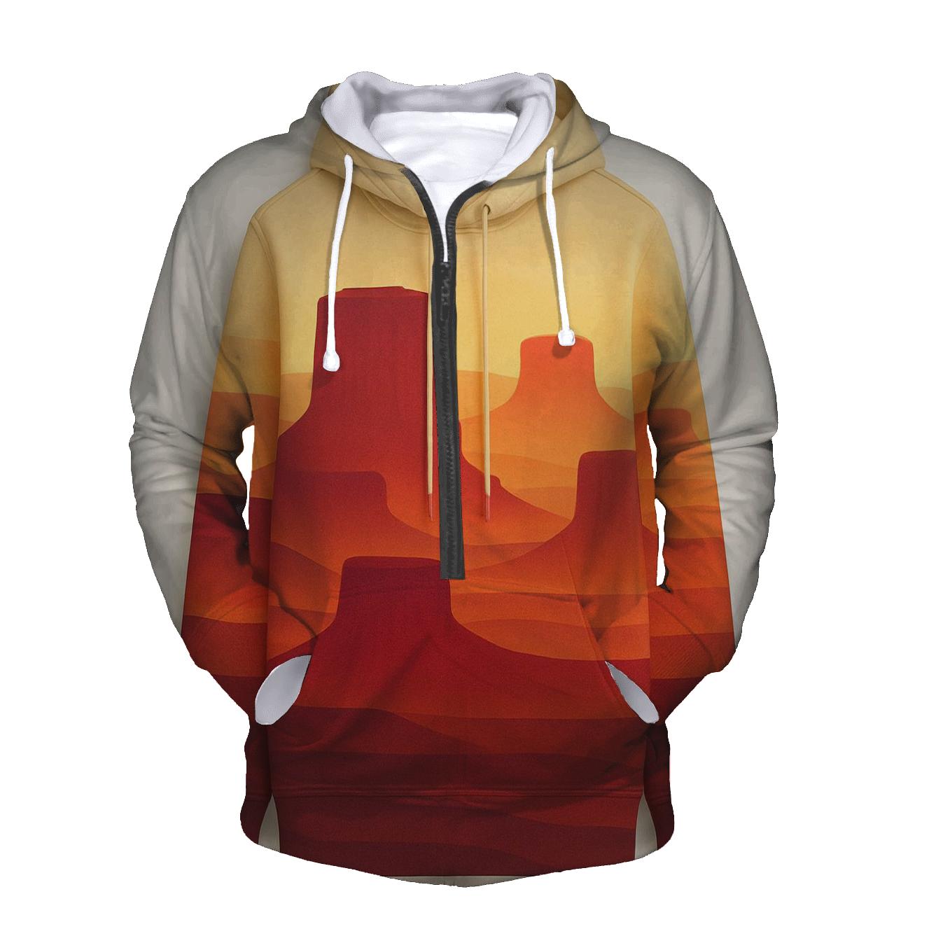 Sunrise Mesa Gradient heavyweight hoodies