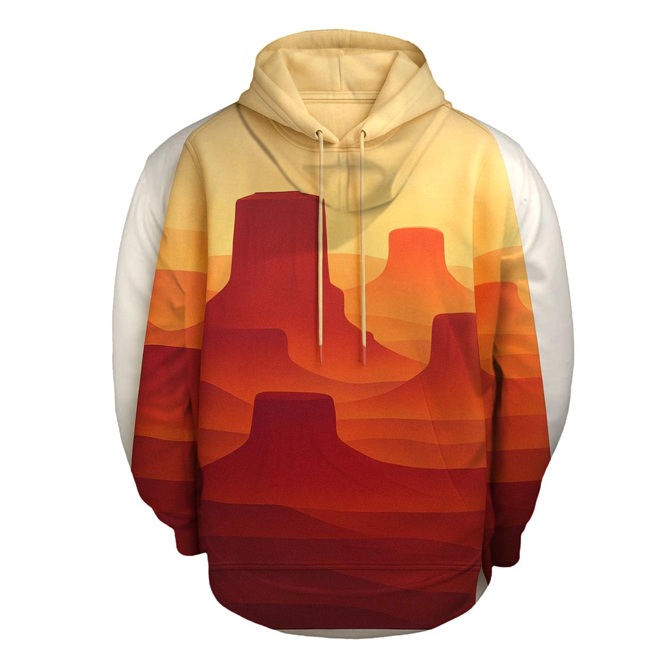 Sunrise Mesa Gradient heavyweight hoodies