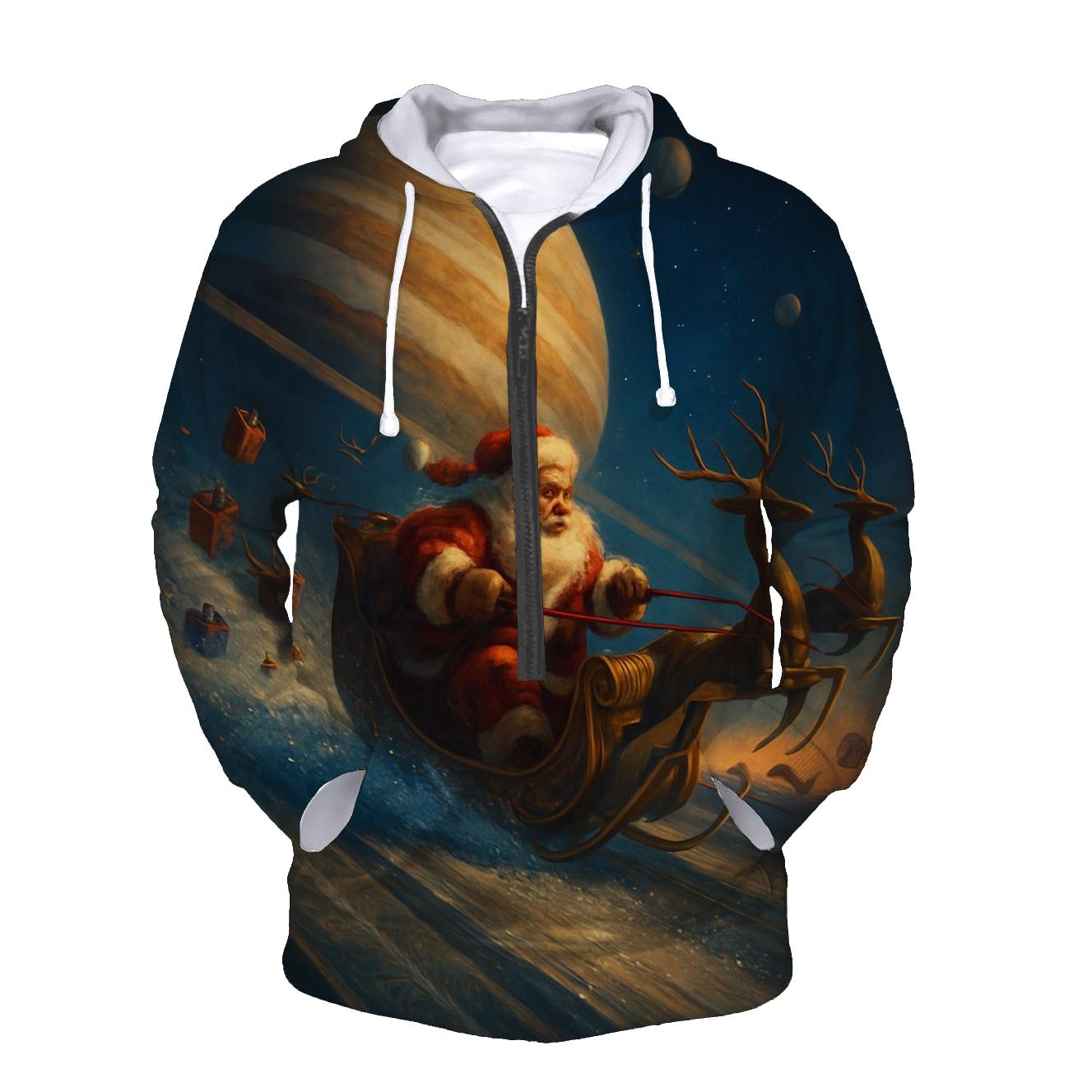 Ringed Planet Sleigh Drift hoodie styles