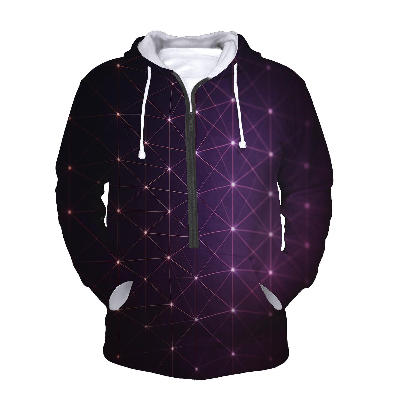 Cosmic Lattice Gradient custom hoodies