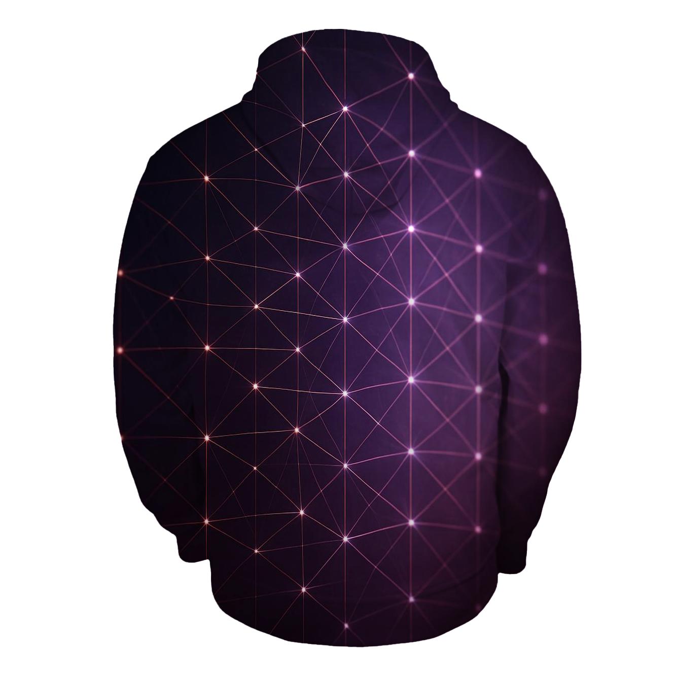 Cosmic Lattice Gradient custom hoodies