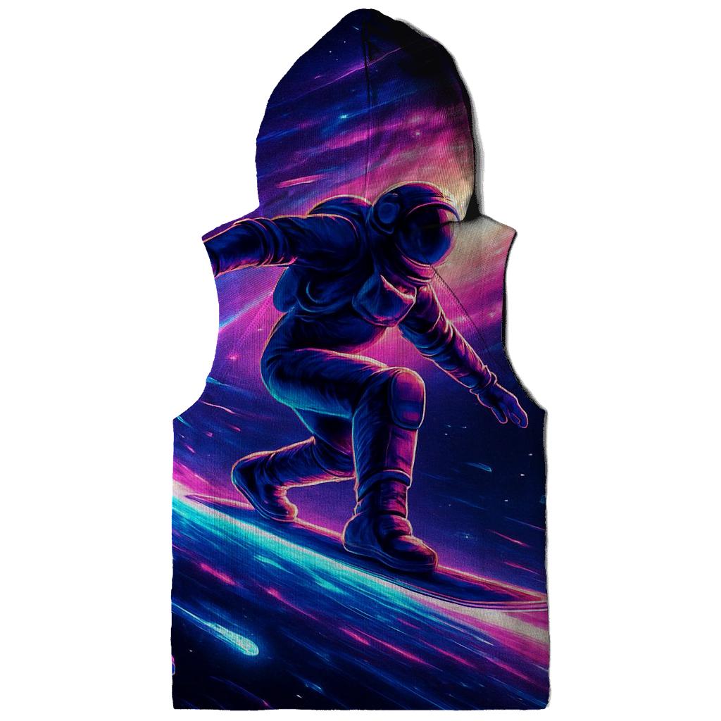 Cosmic Rail Surfer embroidered hoodies