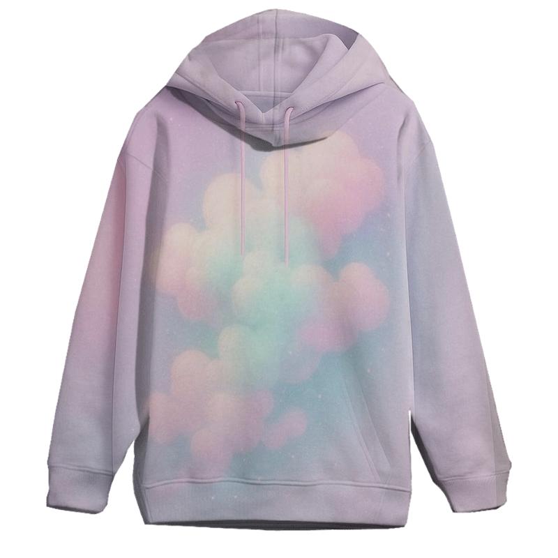Pastel Dream Cloud Gradient custom hoodies