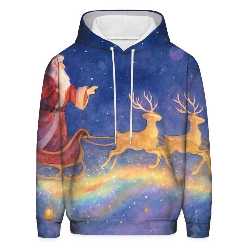 Galactic Sleigh River Crossing hoodie designs