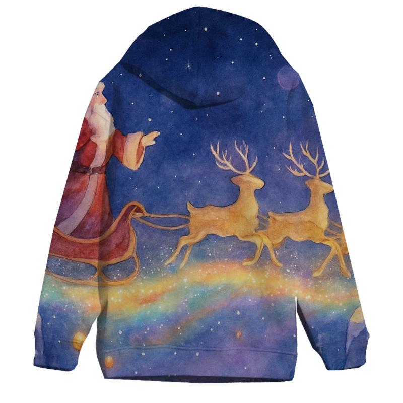 Galactic Sleigh River Crossing hoodie designs