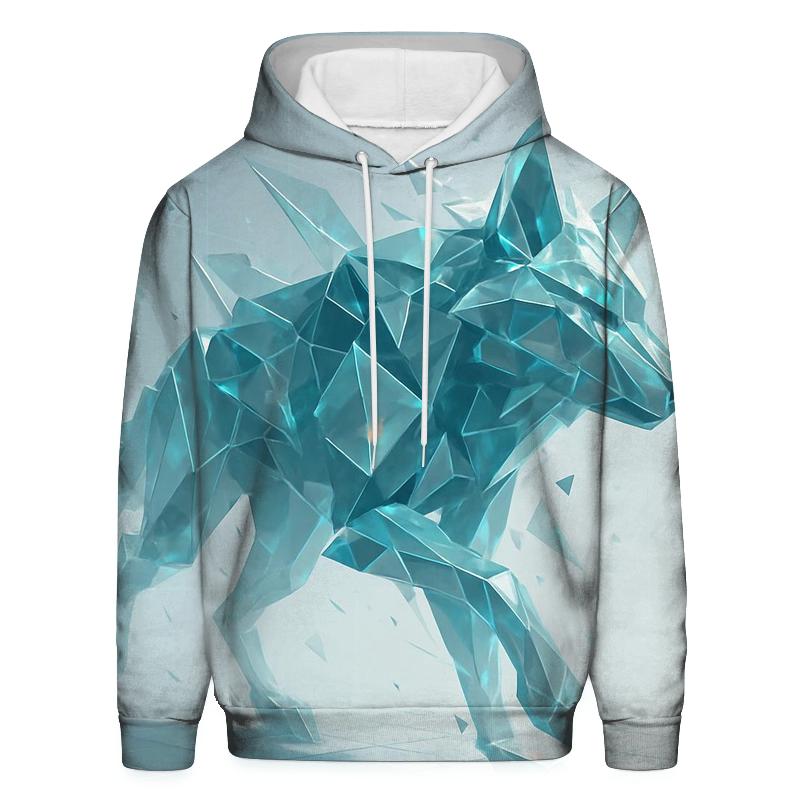 Quantum Shard Wolf hoodies fashion