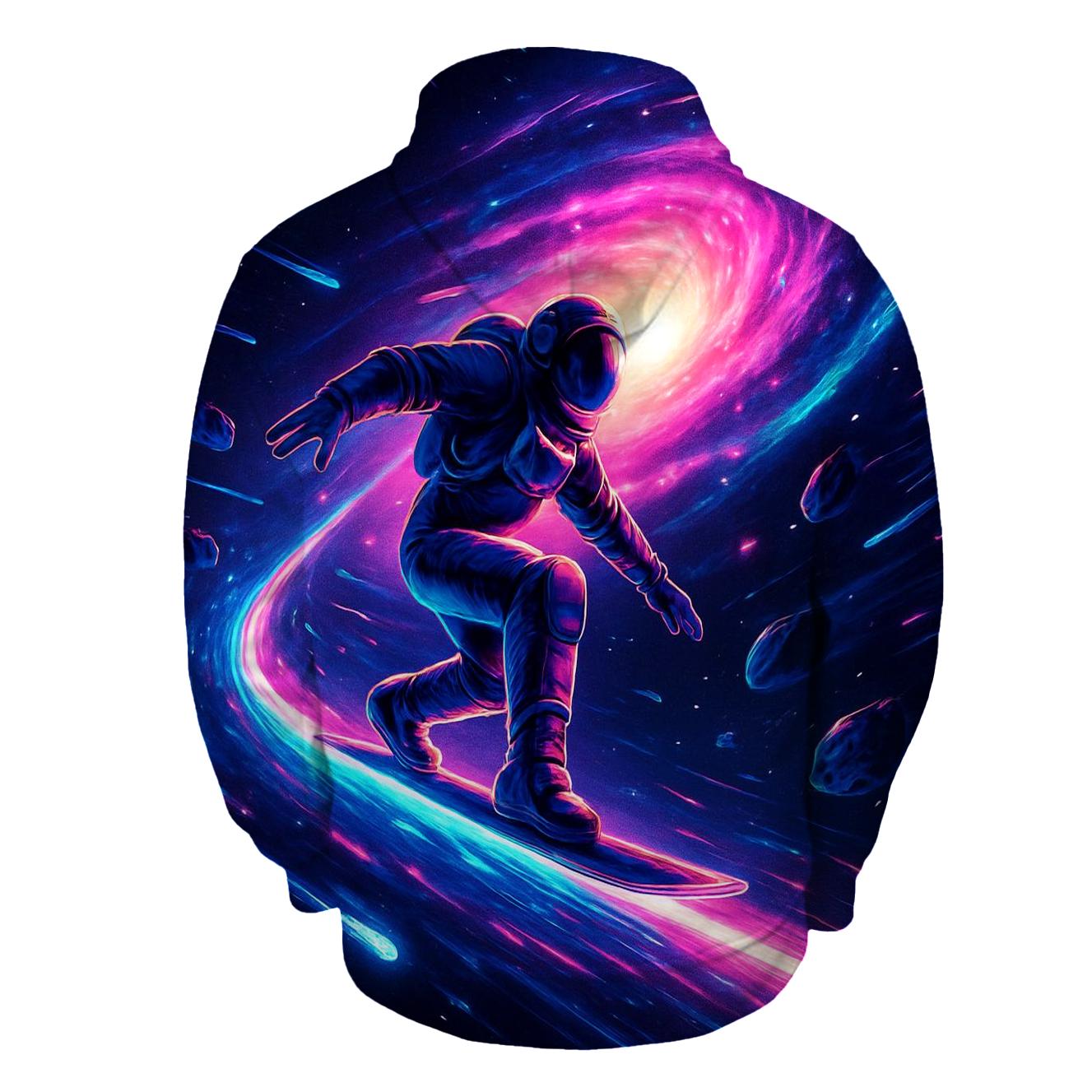 Cosmic Rail Surfer zip-up hoodies