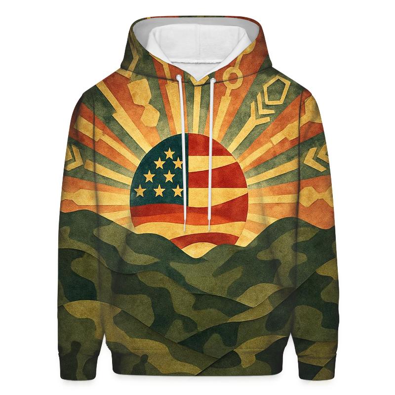 Rising From The Camouflage Horizon hoodie trends