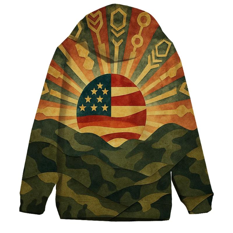 Rising From The Camouflage Horizon hoodie trends