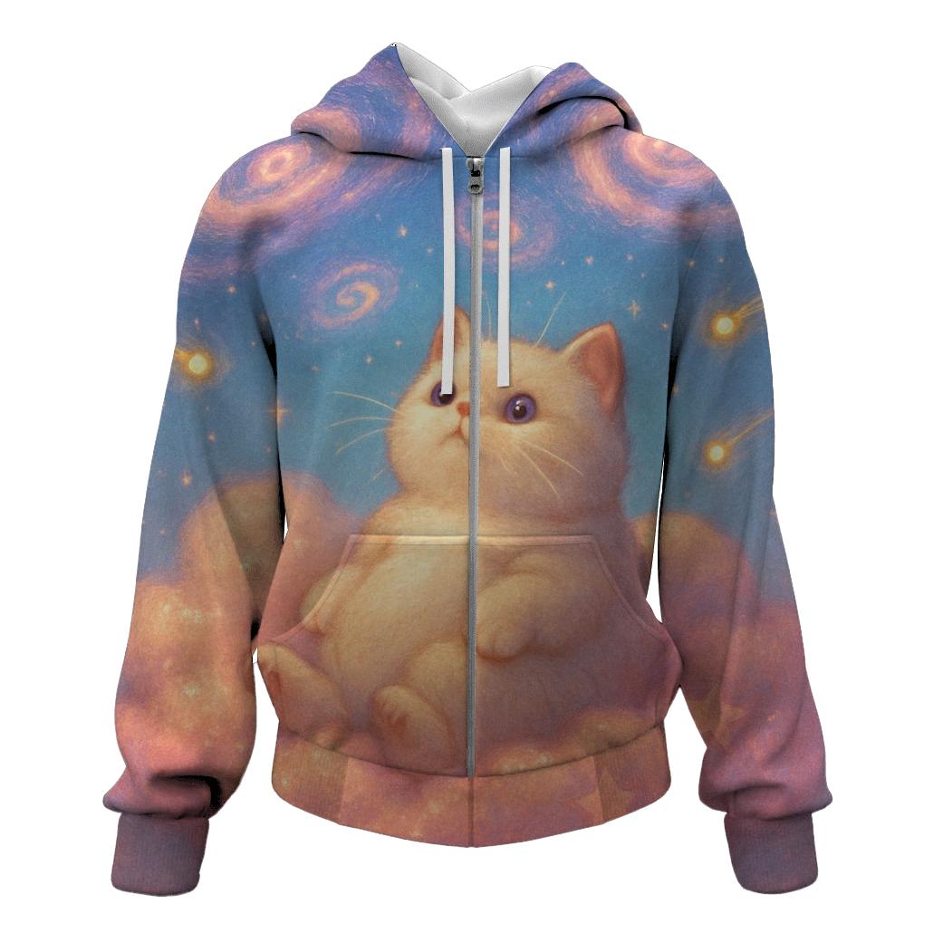Candy Cloud Stargazer Kitten hoodie designs