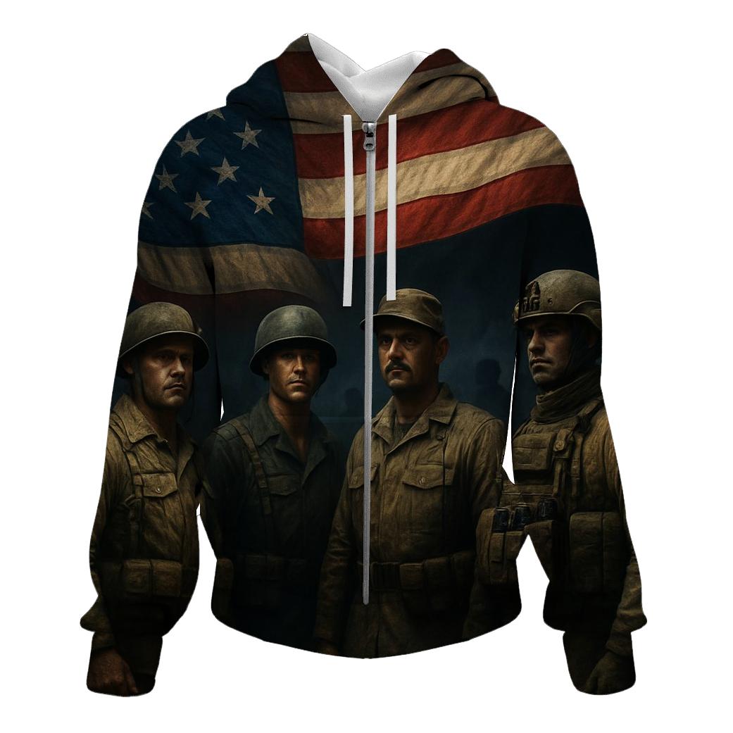 Brothers In Arms Under One Banner hoodie designs